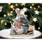 kevinsgiftshoppe Ceramic Angel With Holy Family Nativity Figurine Christmas Decor Religious Decor Gift Church Decor  Easter Decor